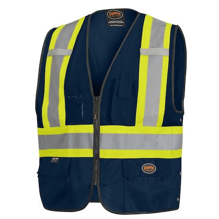 Pioneer Solid Vest, Navy, Large/XL V1021580U-L/XL